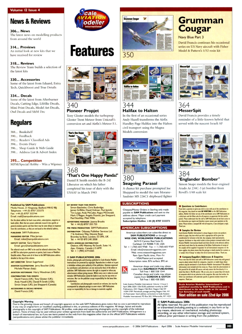 Scale Aviation Modeller International 2006-04